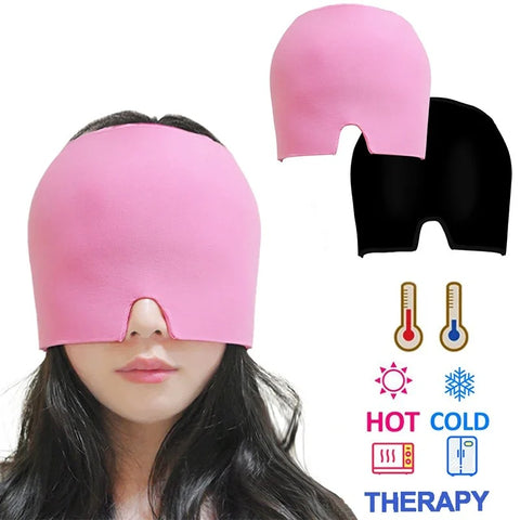 Migraine Relief Hat headache hat Gel Hot Cold Therapy