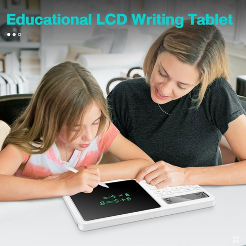Calculator Notepad with 8 Inch LCD Writing Tablet