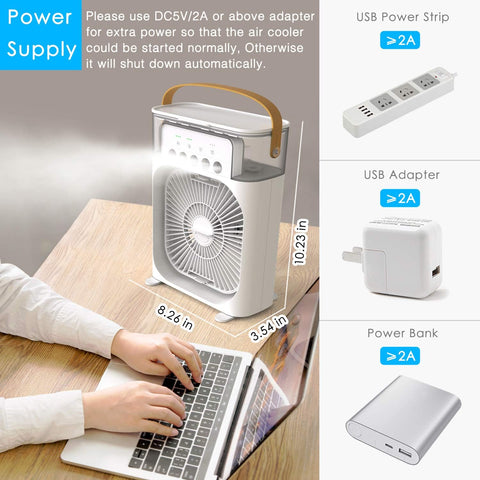 Portable Mini Air Cooler Fan