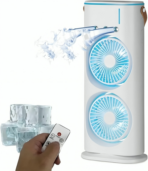 Mini Air Cooler Double Fan 280ml Mini Evaporation