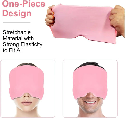 Migraine Relief Hat headache hat Gel Hot Cold Therapy