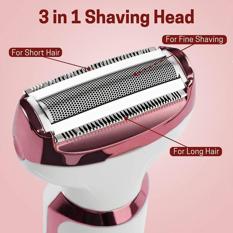SUCITY Eyebrow Trimmer, 4 in 1 Multifunctional Hair Trimmer, Electric Shaver for Women