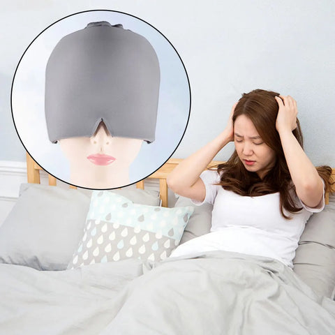 Migraine Relief Hat headache hat Gel Hot Cold Therapy