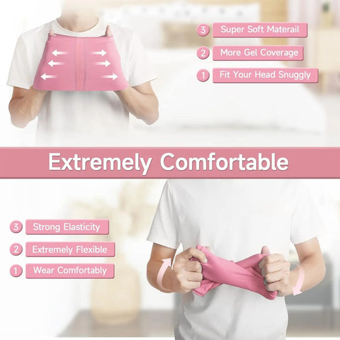 Migraine Relief Hat headache hat Gel Hot Cold Therapy