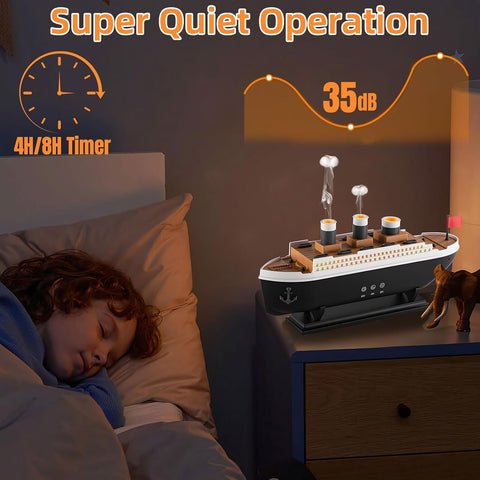 Air Humidifier New Jellyfish Ship Model