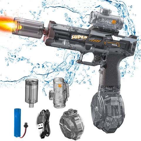 Electric Power Water Gun Rechargeable High-Pressure Spray