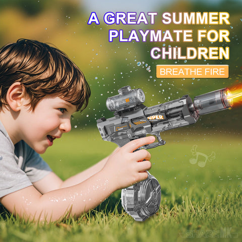 Electric Power Water Gun Rechargeable High-Pressure Spray