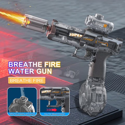 Electric Power Water Gun Rechargeable High-Pressure Spray